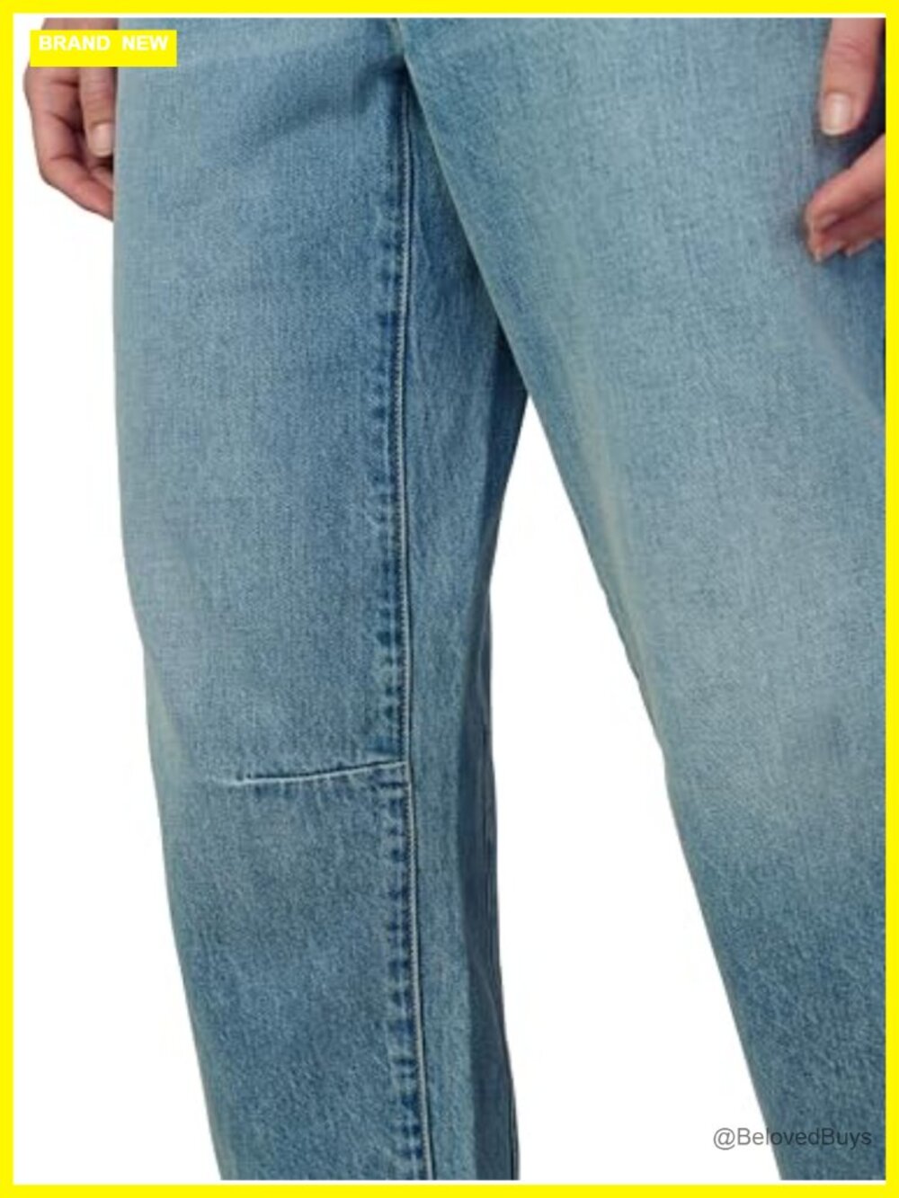 Relaxed Barrel Leg Jeans - High Rise, Ankle Length - Picture 5 of 7
